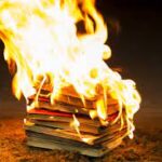 burning books